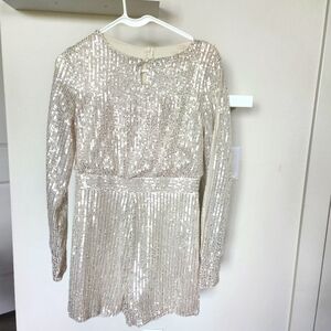 Silver romper
